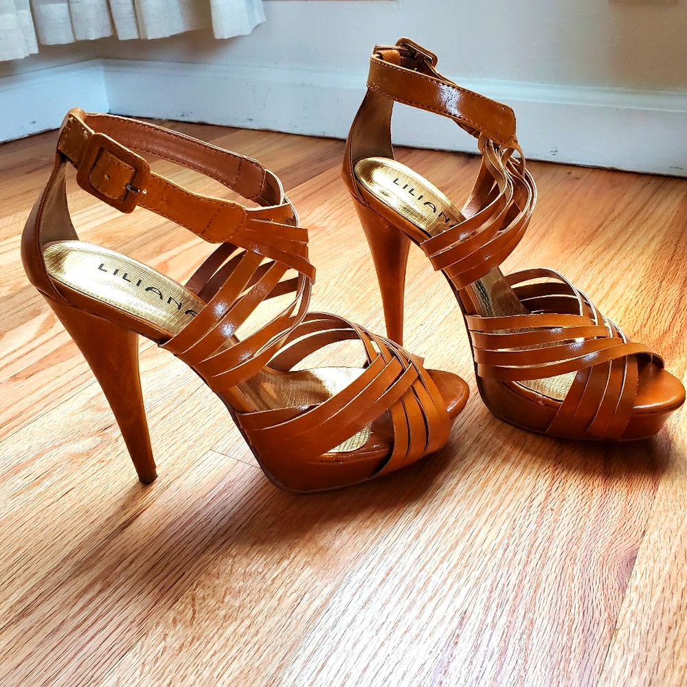 Strappy summer heels